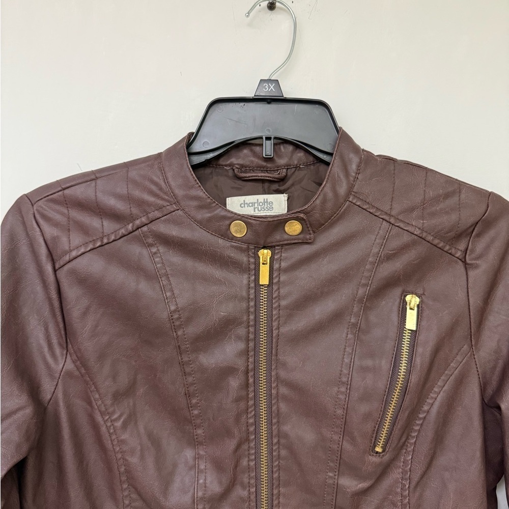 Charlotte Russe Women's Brown Jacket Size M - Picture 2 of 4